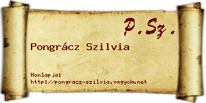 Pongrácz Szilvia névjegykártya